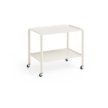 Chariot de service Arcs Trolley Low - Eggshell - HAY