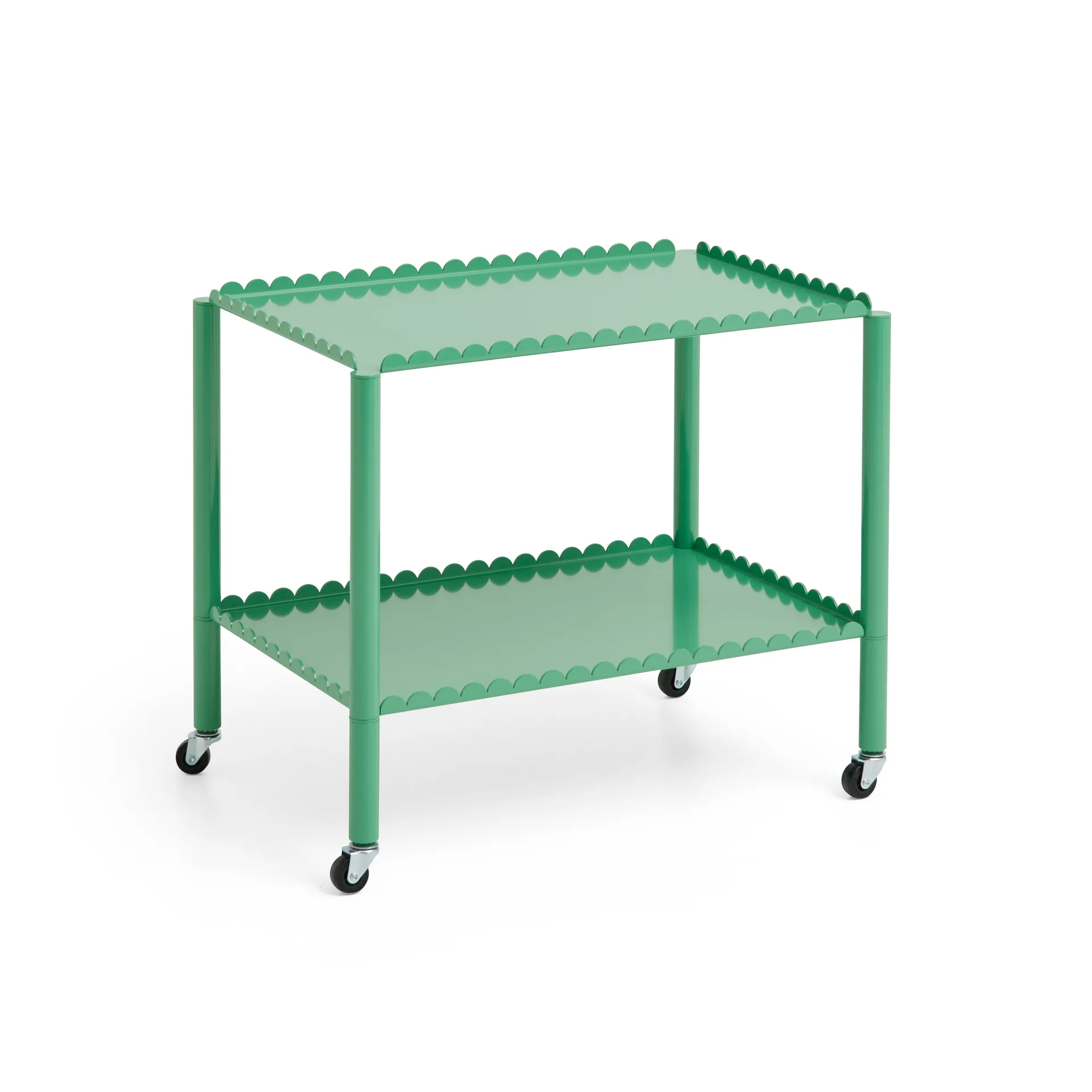 Chariot de service Arcs Trolley Low, Soft jade HAY