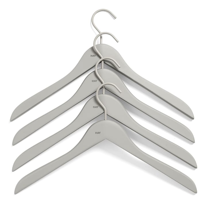 Cintre slim HAY Lot de 4 - Gris - HAY