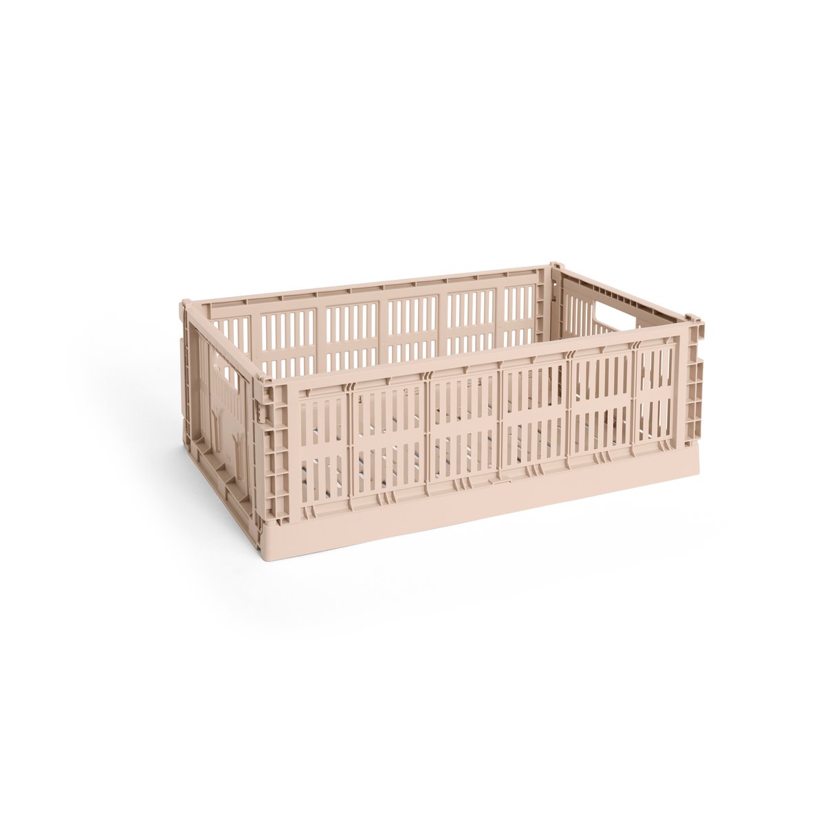 HAY Colour Crate L 34,5x53 cm Powder | Design Scandinave | Paniers de rangement | Beige