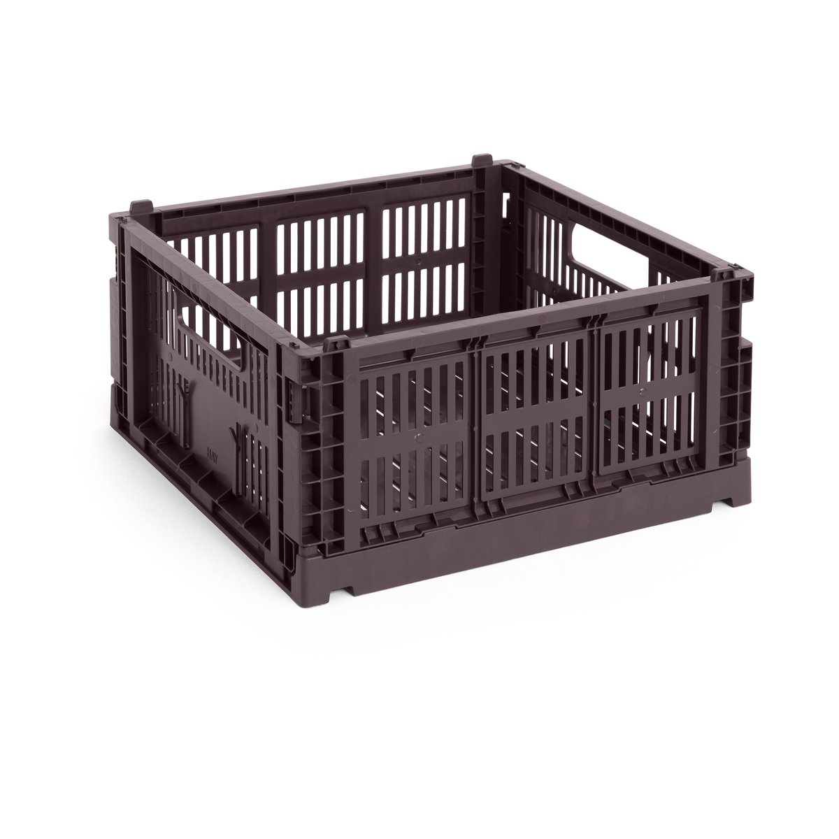 HAY Colour Crate M Square 29,5x29,5 cm Bordeaux | Design Scandinave | Boites & bocaux | Rouge