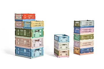 Colour Crate Mix M 26,5x34,5 cm - Olive menthe foncé - HAY