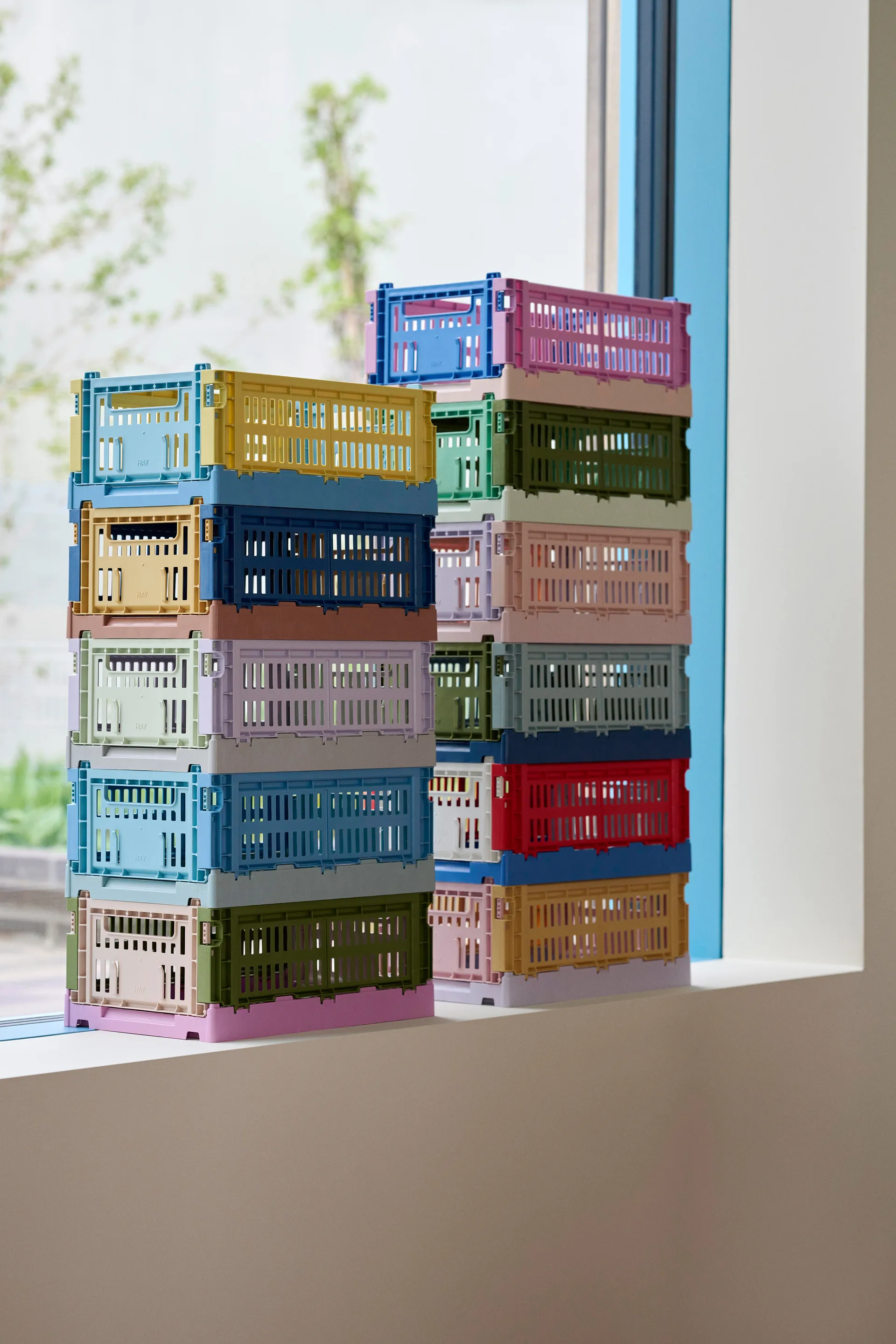 Colour Crate Mix S 17x26,5 cm, Bleu foncé HAY