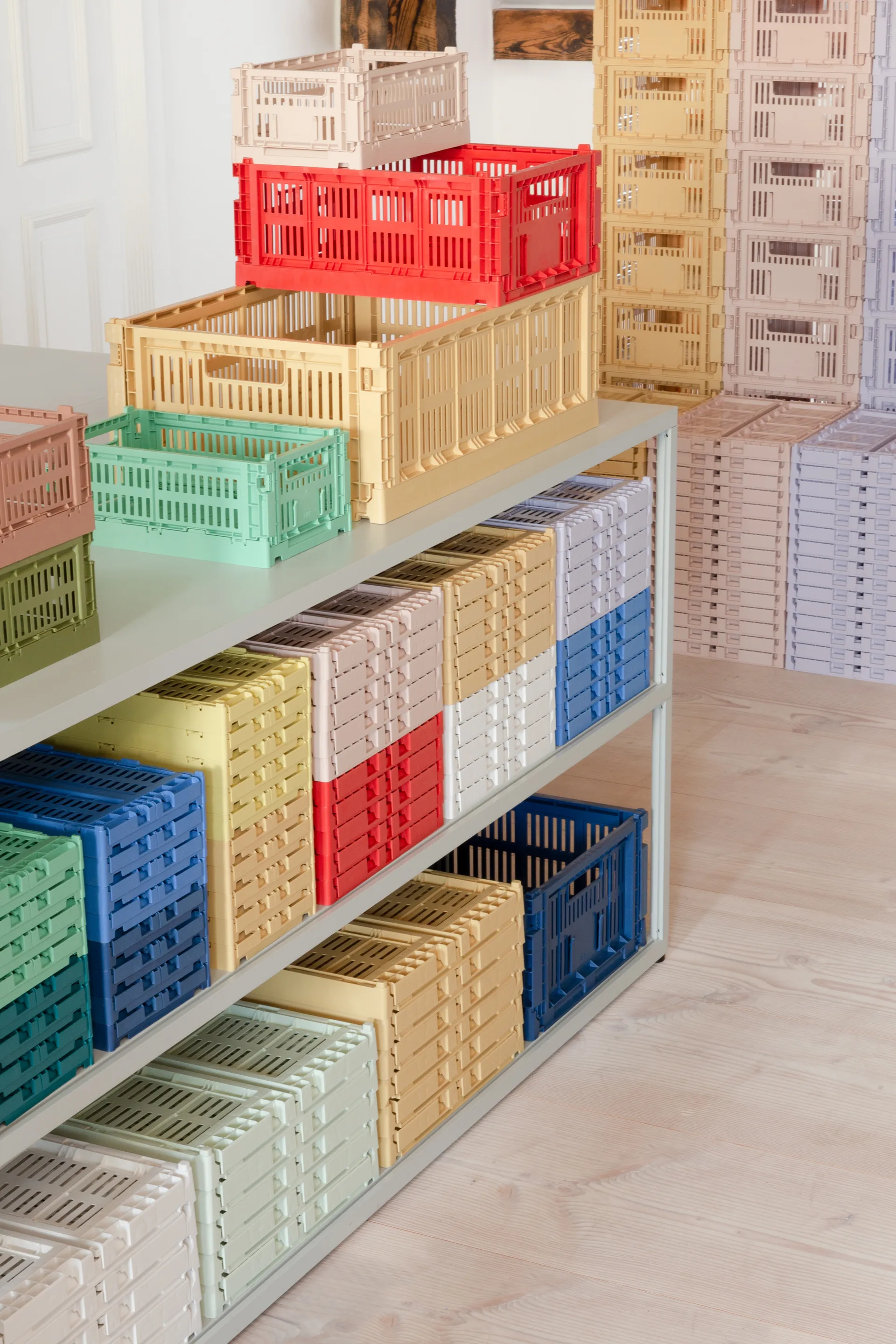 Colour Crate S 17x26,5 cm, Dark menthe HAY