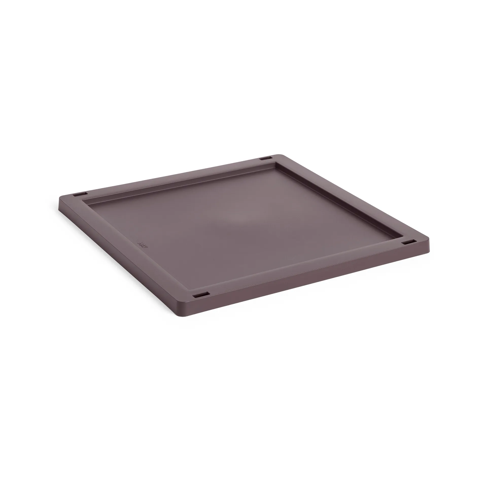 Colour Crate Square/Cube lock plastic medium, Bordeaux HAY