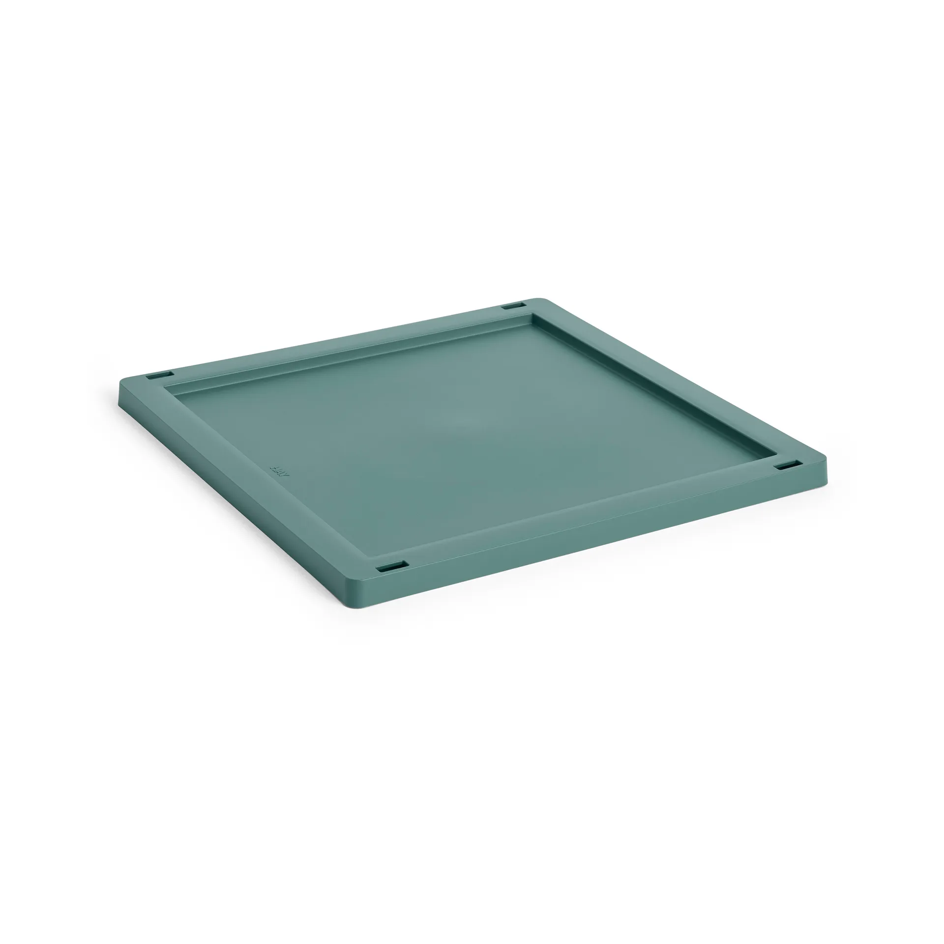 Colour Crate Square/Cube lock plastic medium, Dark green HAY