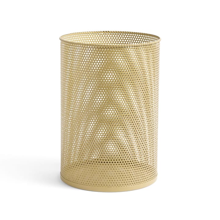 Corbeille à papier Perforated - dusty yellow, large - HAY