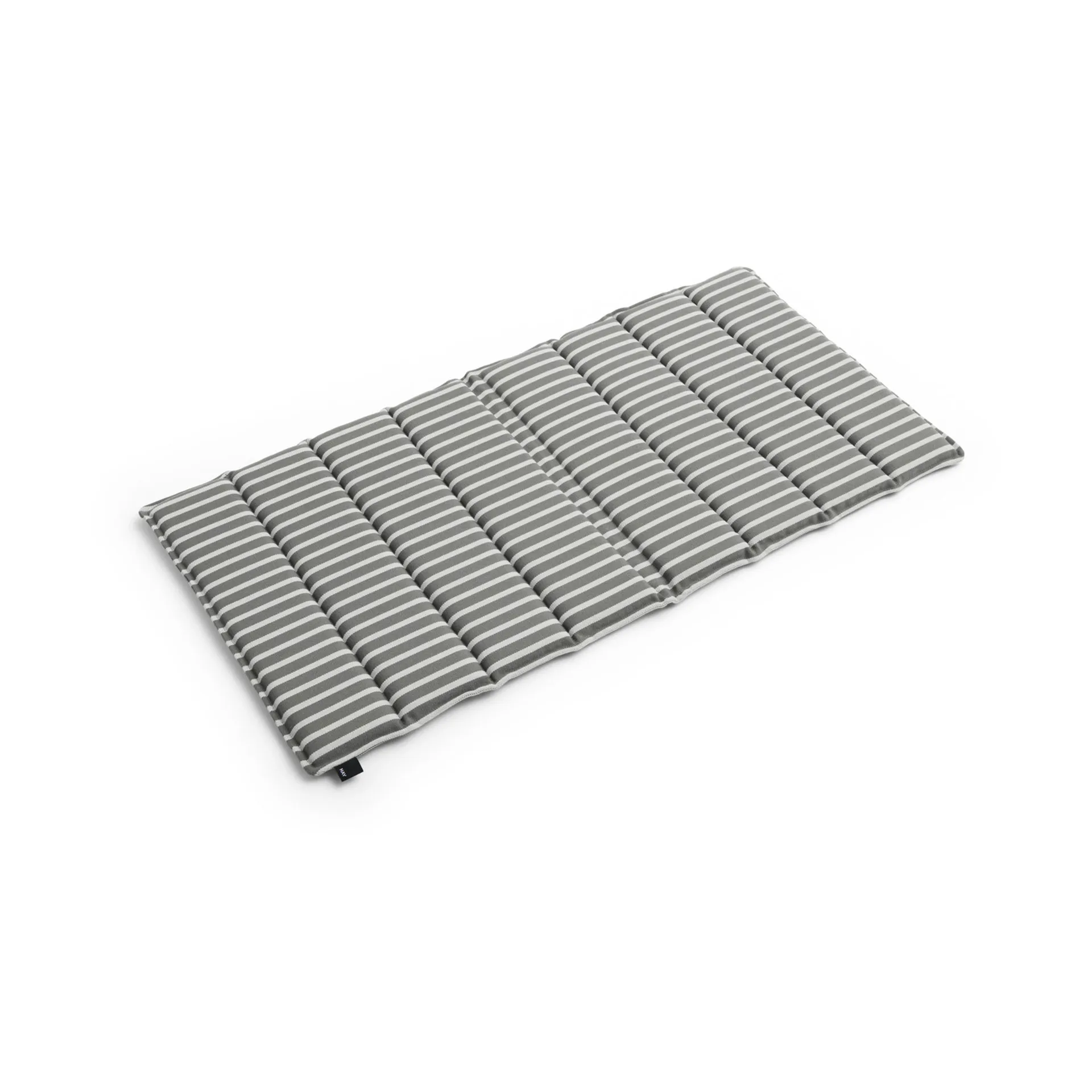 Coussin d’assise Terrazza Folding, Grey bold stripe, 82x40 cm HAY