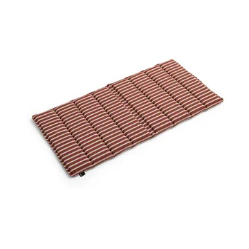 Coussin d’assise Terrazza Folding - Terracotta bold stripe, 82x40 cm - HAY