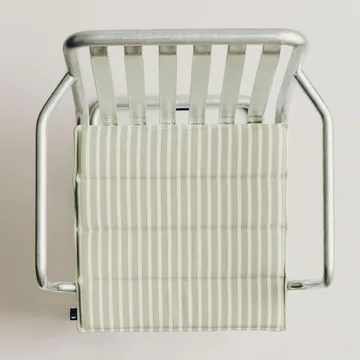 Coussin d’assise Terrazza - Grey bold stripe, 40x40 cm - HAY