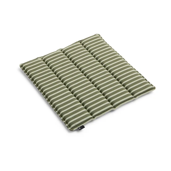 Coussin d’assise Terrazza - Olive bold stripe, 40x40 cm - HAY