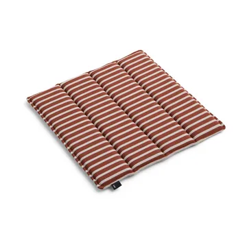Coussin d’assise Terrazza - Terracotta bold stripe, 40x40 cm - HAY