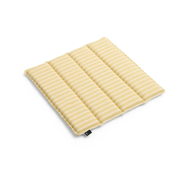 Coussin d’assise Terrazza - Yellow bold stripe, 40x40 cm - HAY