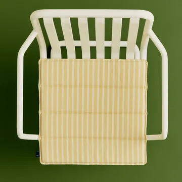 Coussin d’assise Terrazza - Yellow bold stripe, 40x40 cm - HAY