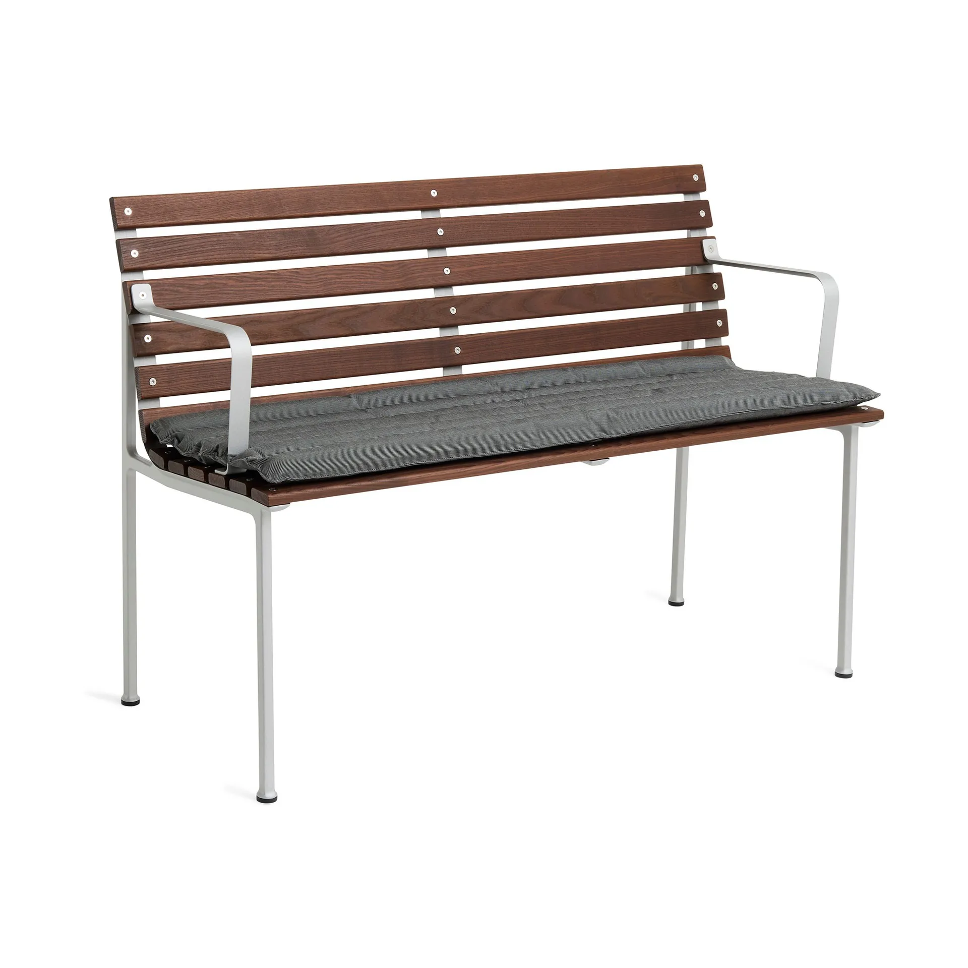 Coussin de banc Traverse Quilted Bench 114/Dining Bench, Black pepper HAY