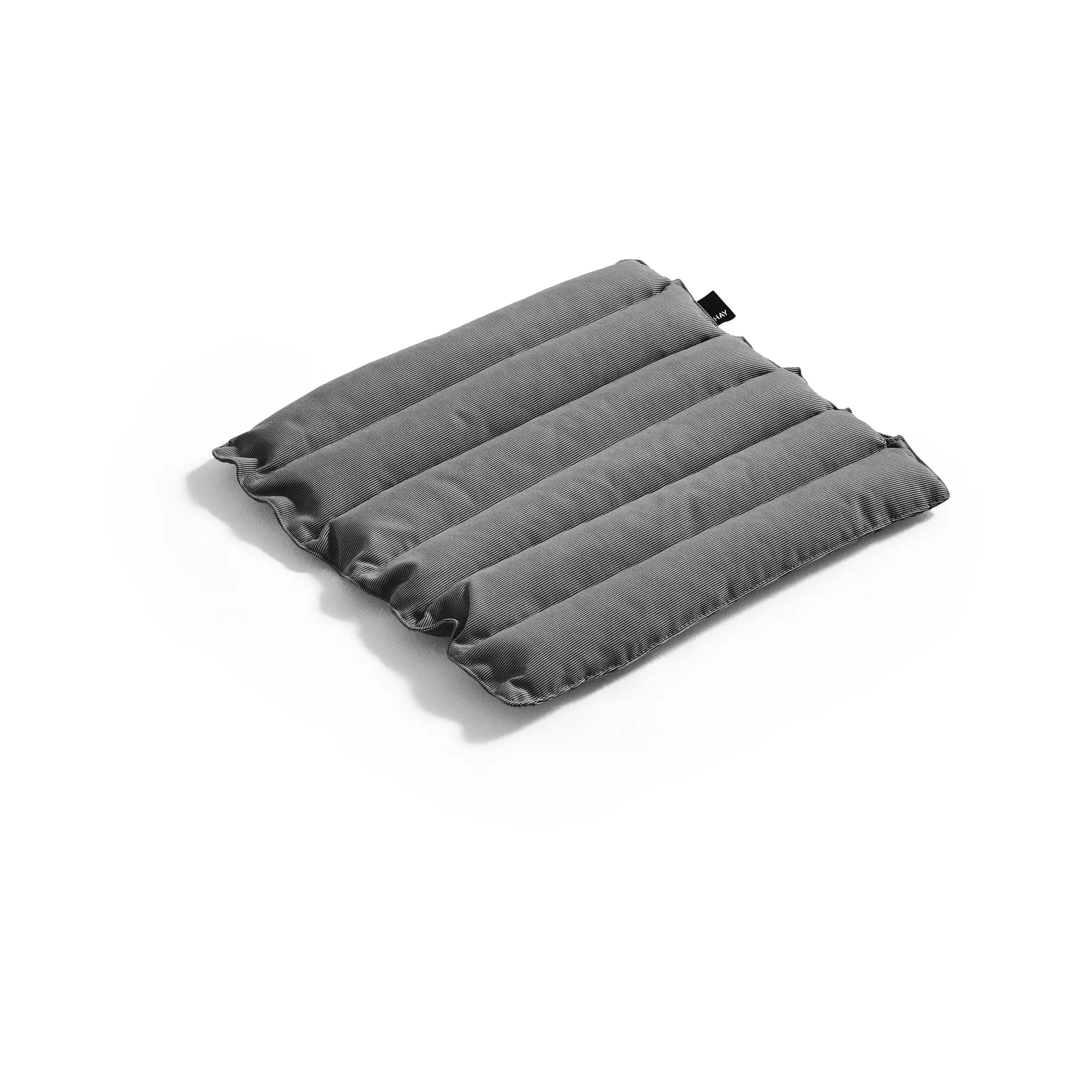 Coussin de siège Traverse Quilted Stool, Black pepper HAY