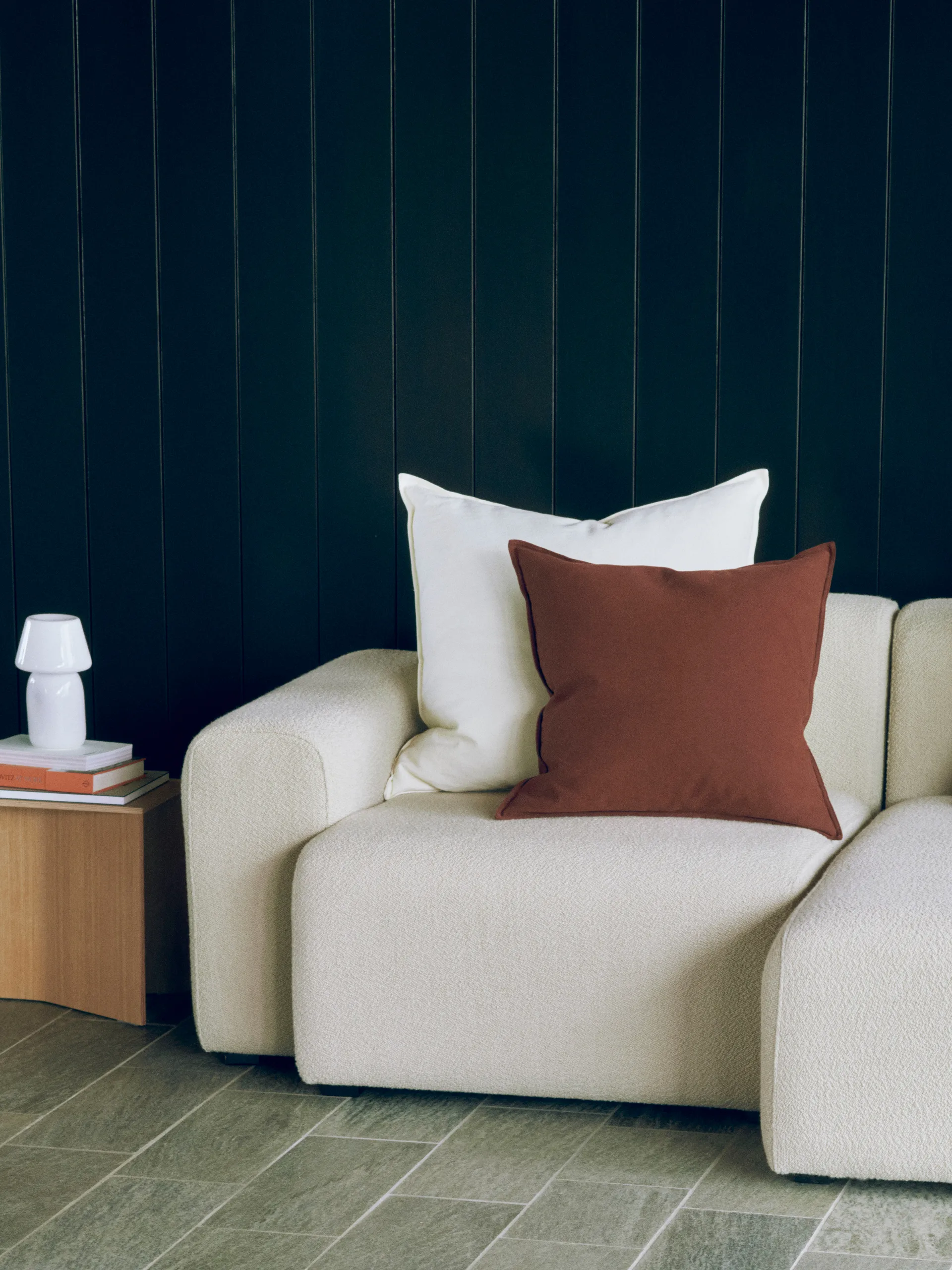 Coussin Linen 60x60 cm, Cream HAY