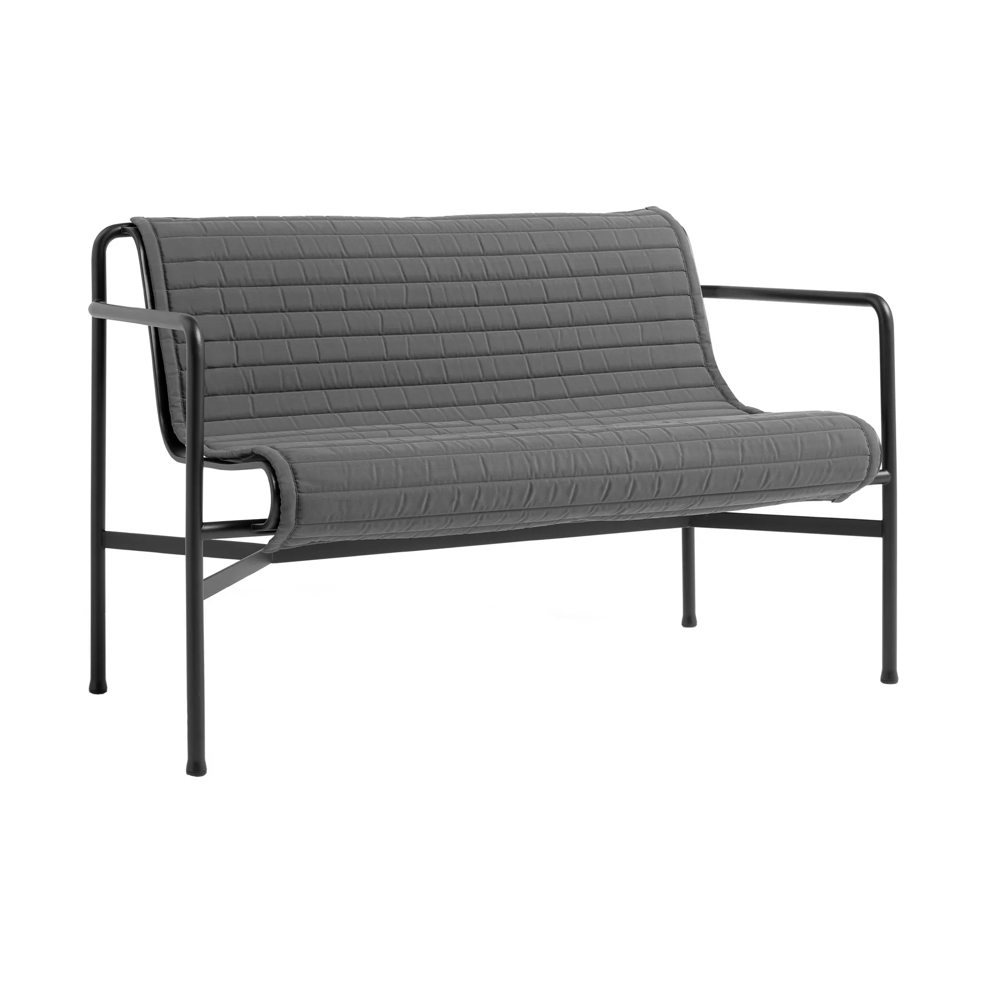 Coussin Palissade Quilted, Anthracite, till Dining bänk HAY