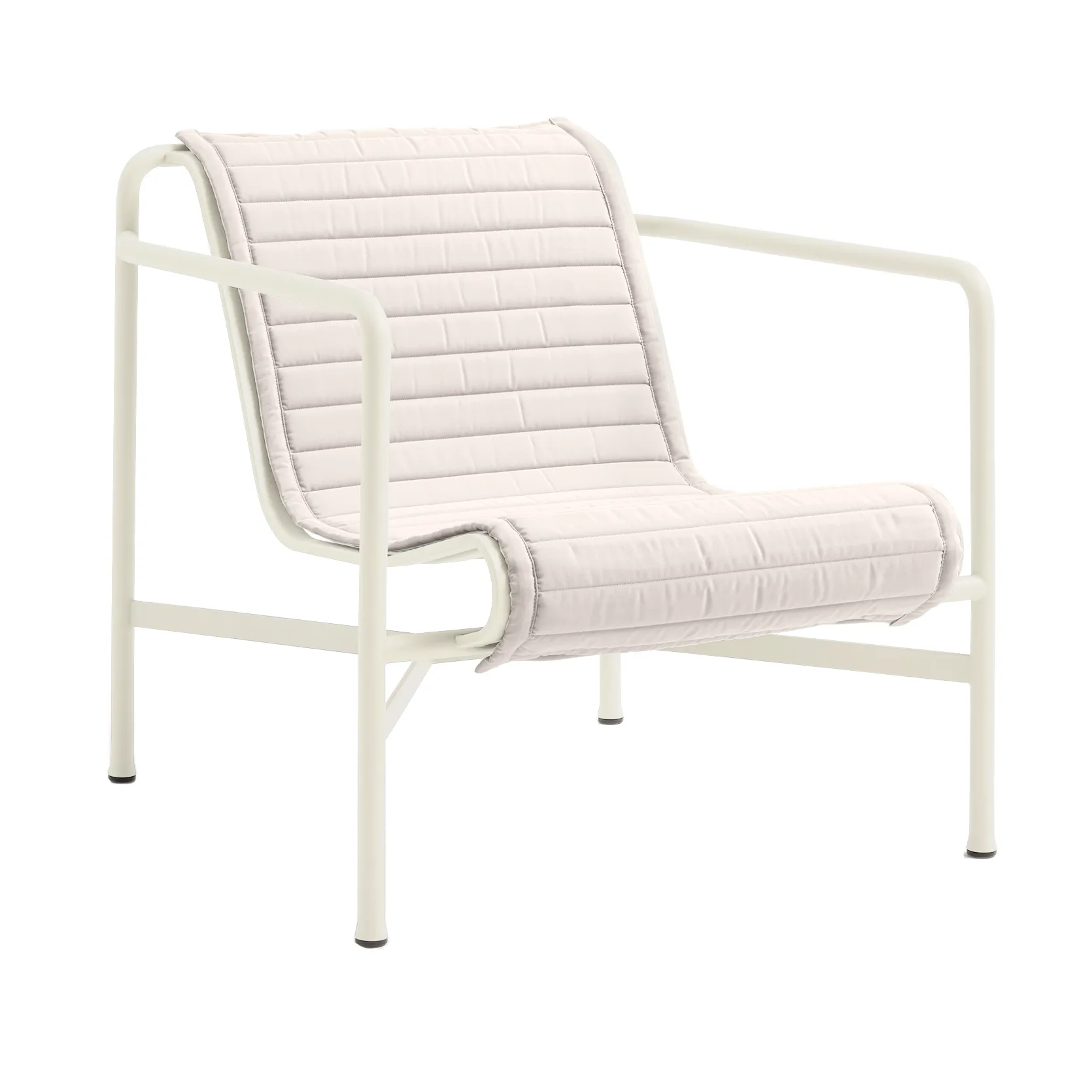 Coussin Palissade Quilted, Sky grey, till loungefåtölj low HAY