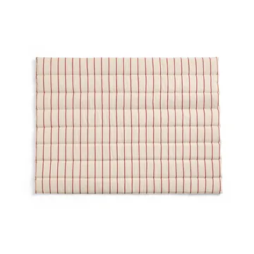 Coussin pour canapé Outdoor Market - Beige-rouge, 2-places - HAY