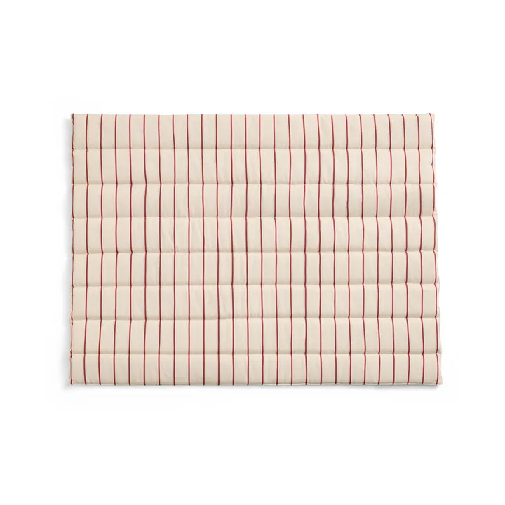 Coussin pour canapé Outdoor Market - Beige-rouge, 2-places - HAY
