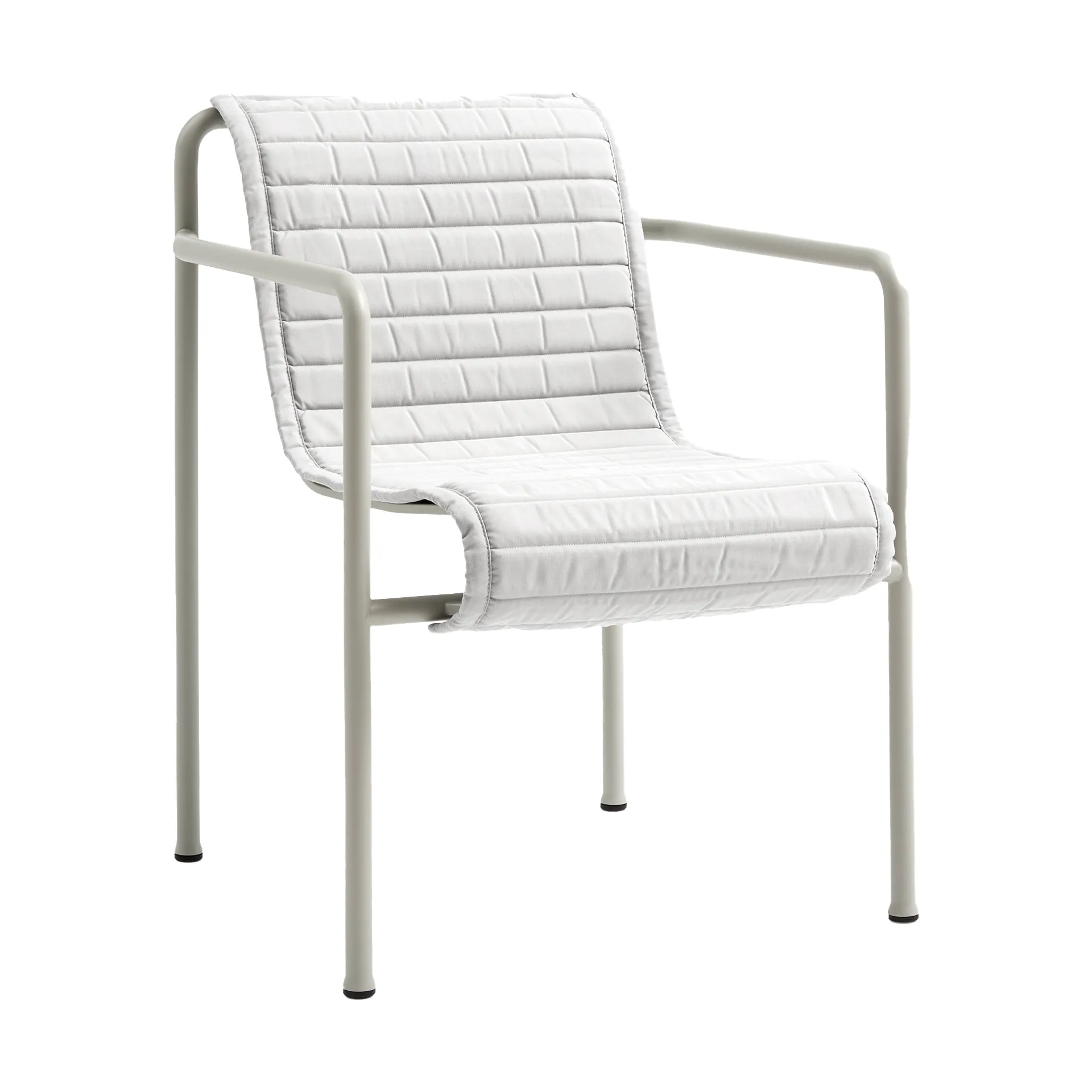 Coussin pour fauteuil Palissade Dining Quilted, Sky grey HAY