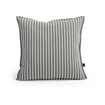Coussin Terrazza - Grey bold stripe, 50x50 cm - HAY