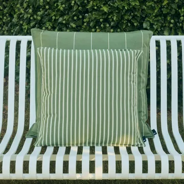 Coussin Terrazza - Olive narrow stripe, 60x60 cm - HAY