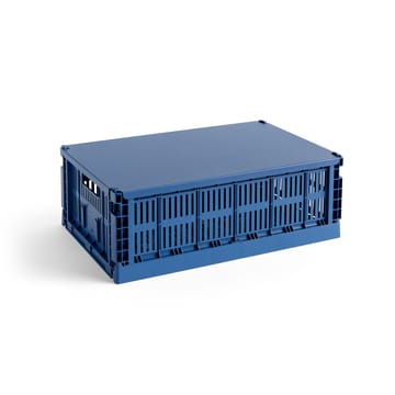 Couvercle Colour Crate grand - Dark blue - HAY