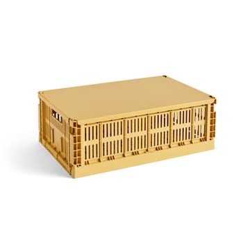 Couvercle Colour Crate grand - Golden yellow - HAY