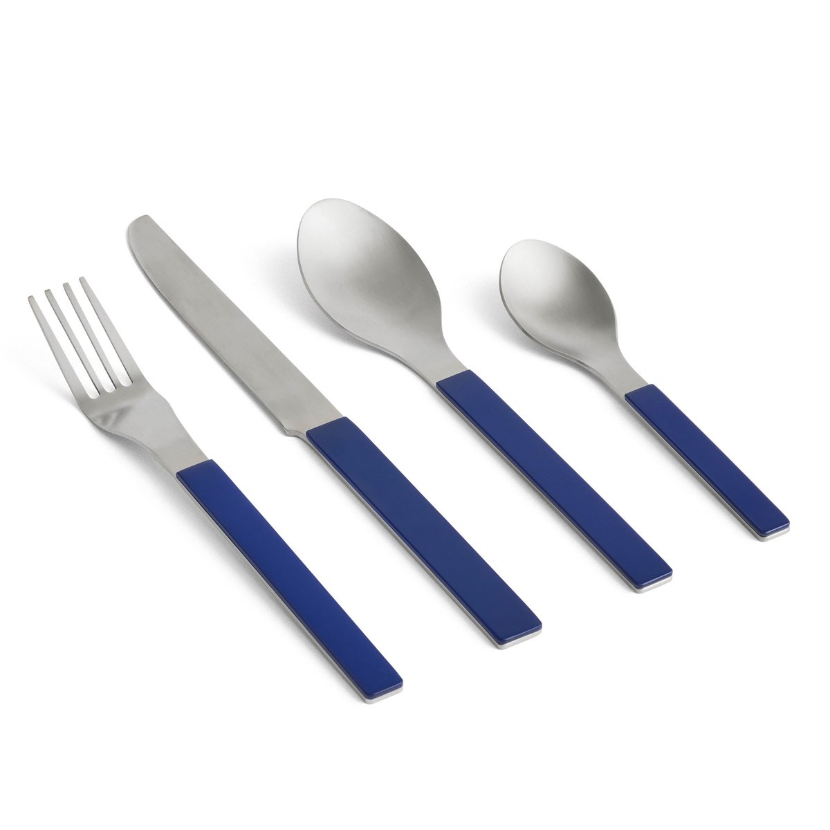 HAY Couverts MVS 4 pièces Dark blue | Design Scandinave | Sets de couverts | Bleu
