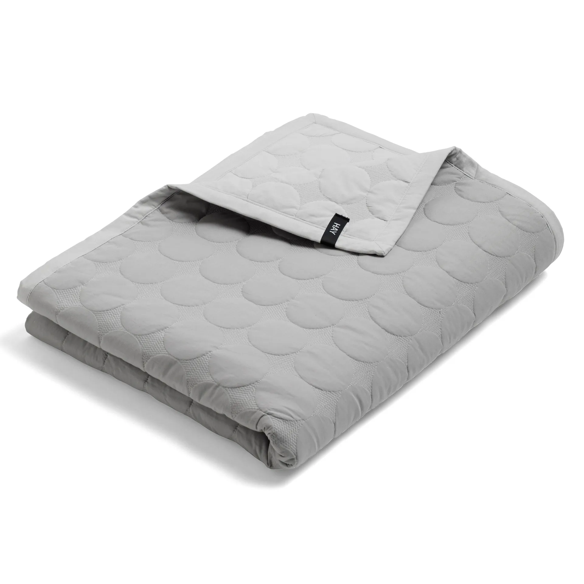Couvre-lit Mega Dot 260x260 cm, Light grey HAY