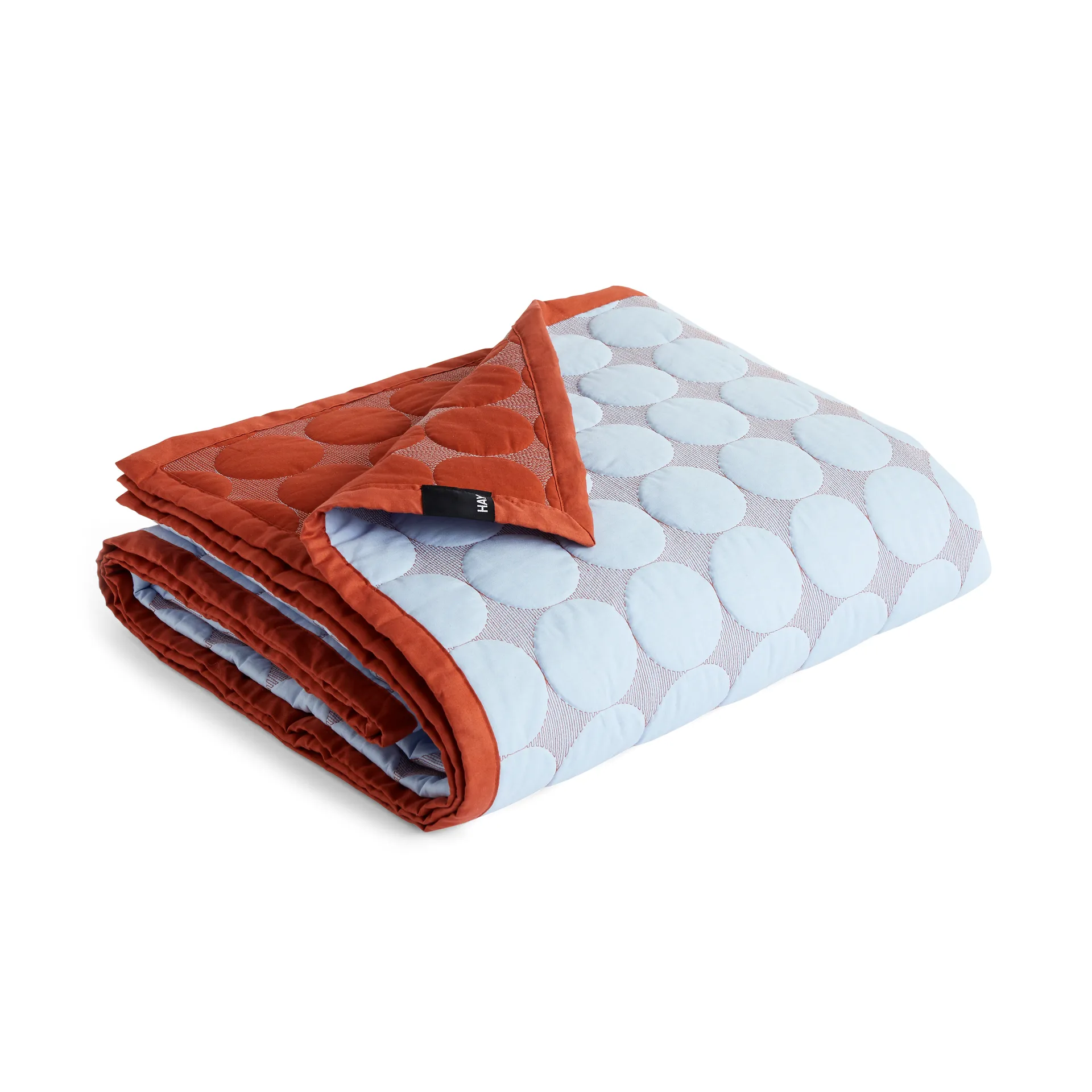 Couvre-lit Mega Dot organic 195x245 cm, Light blue HAY