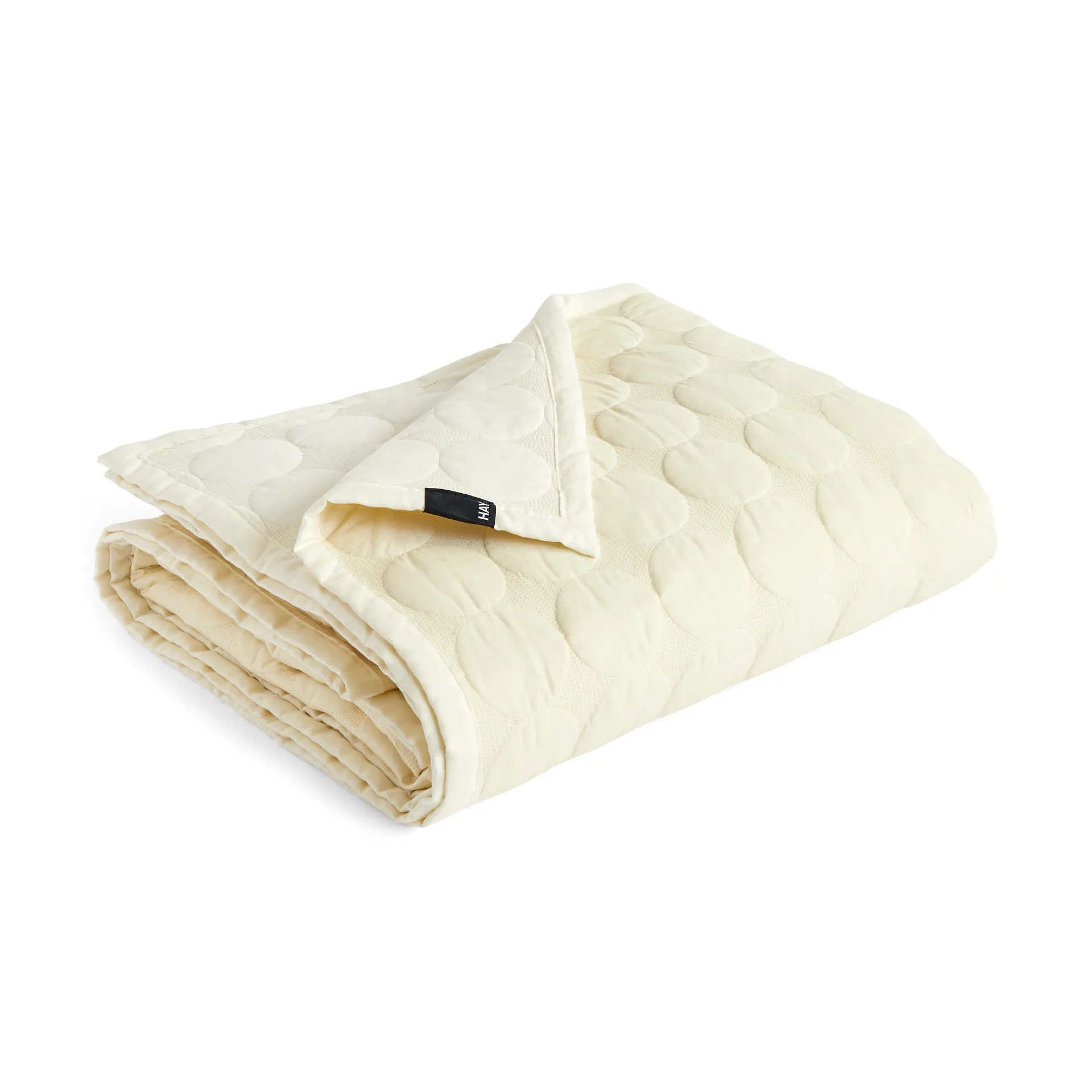 Couvre-lit Mega Dot organic 235x245 cm, Ivory HAY