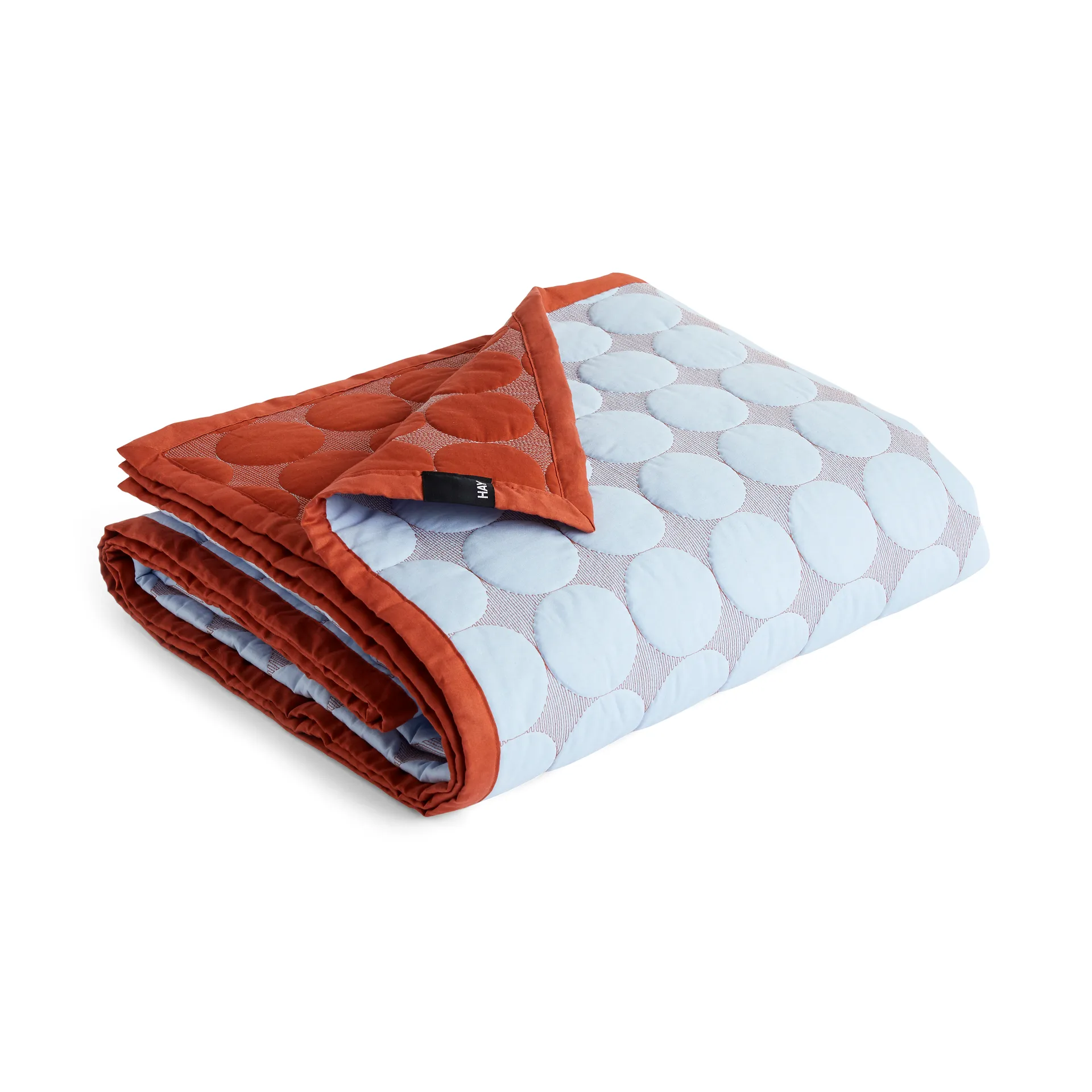 Couvre-lit Mega Dot organic 235x245 cm, Light blue HAY