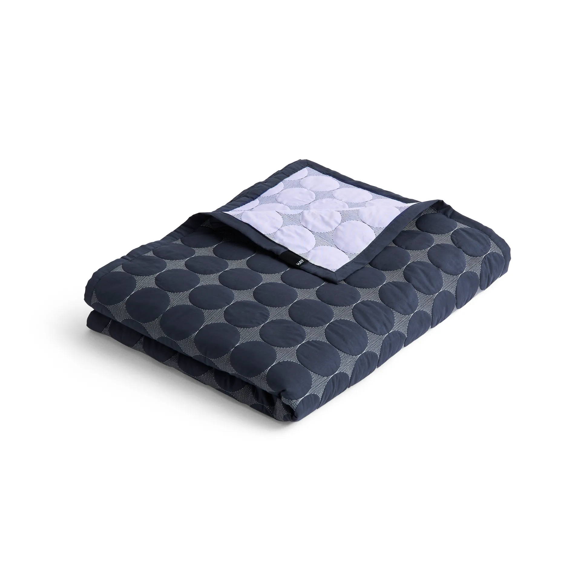 Couvre-lit Mega Dot organic 235x245 cm, Midnight blue HAY