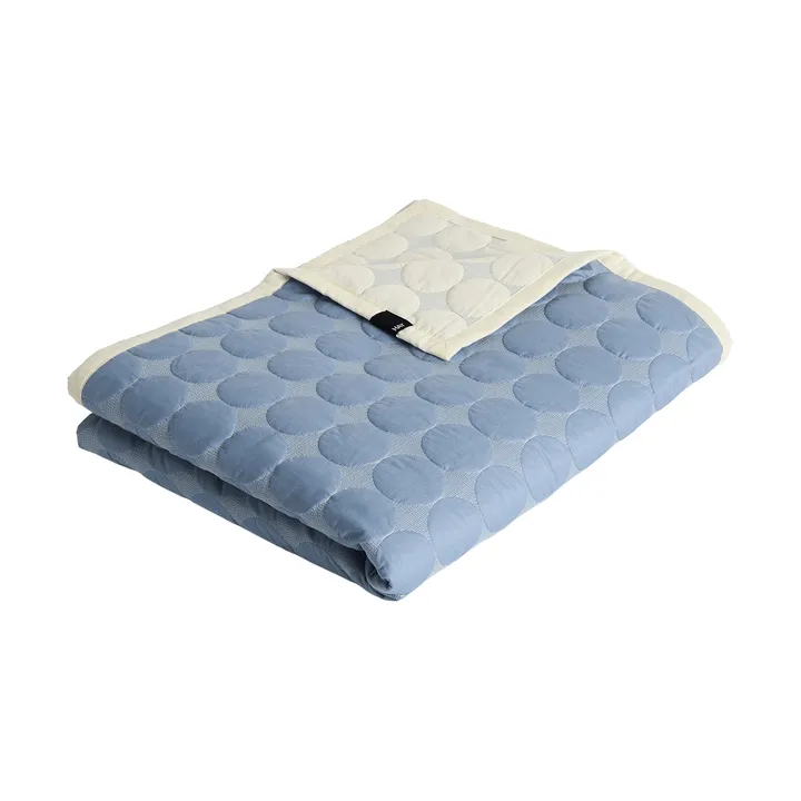 Couvre-lit Mega Dot organic 260x260 cm - Dusty blue - HAY