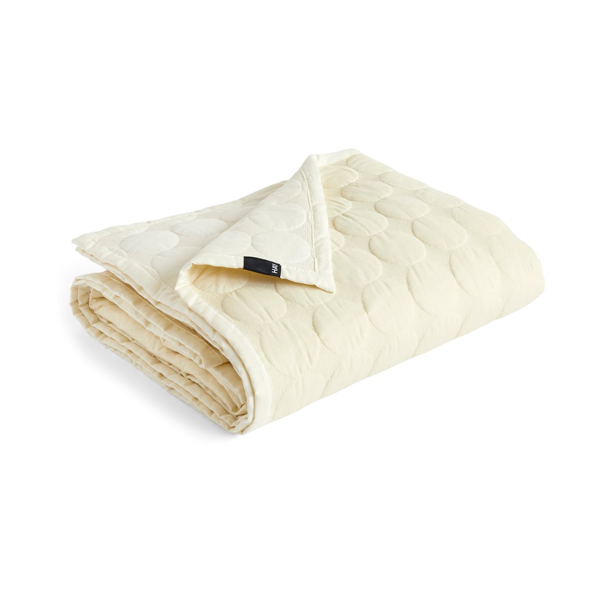 HAY Couvre-lit Mega Dot organic 260x260 cm Ivory | Design Scandinave | Couvre-lits | Blanc