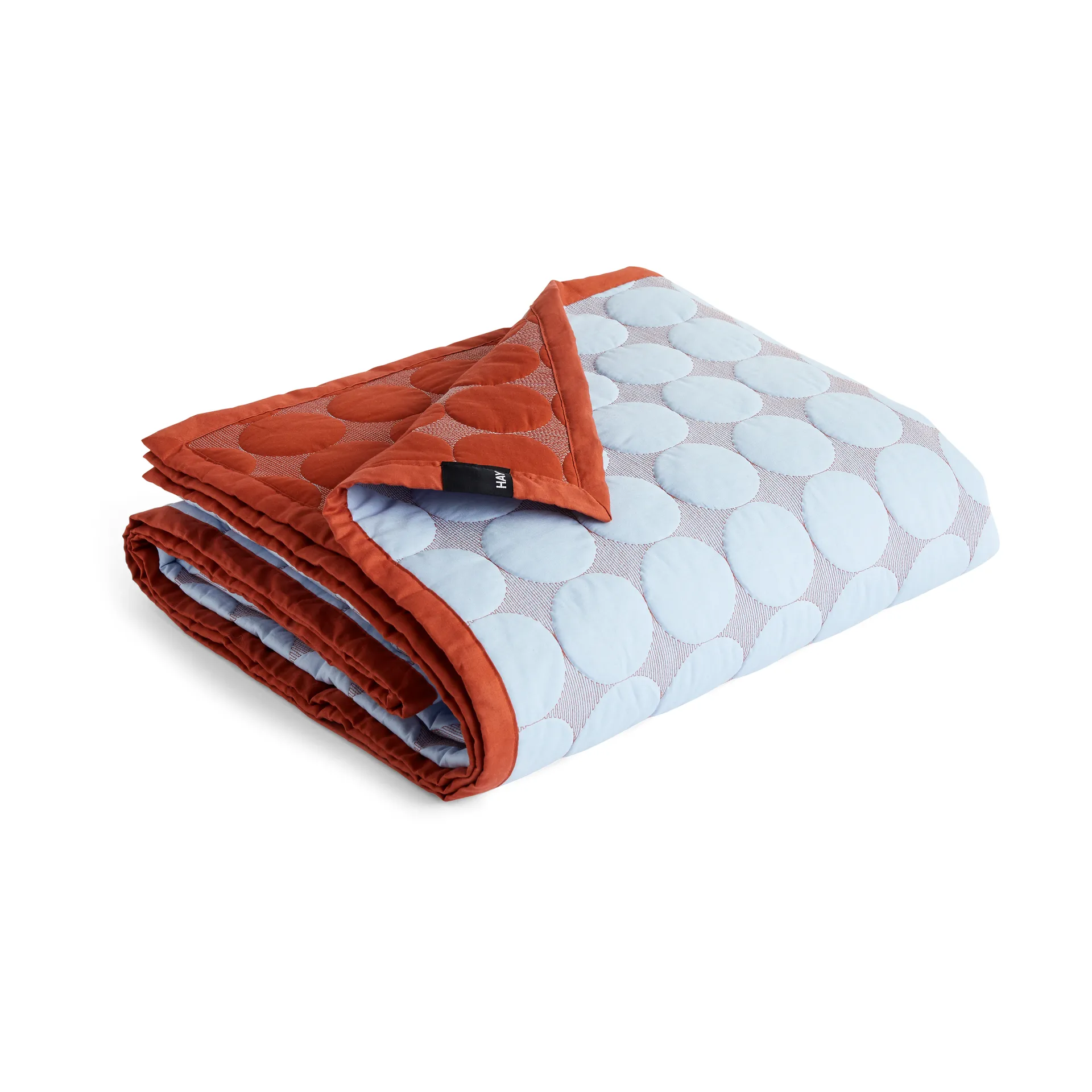 Couvre-lit Mega Dot organic 260x260 cm, Light blue HAY