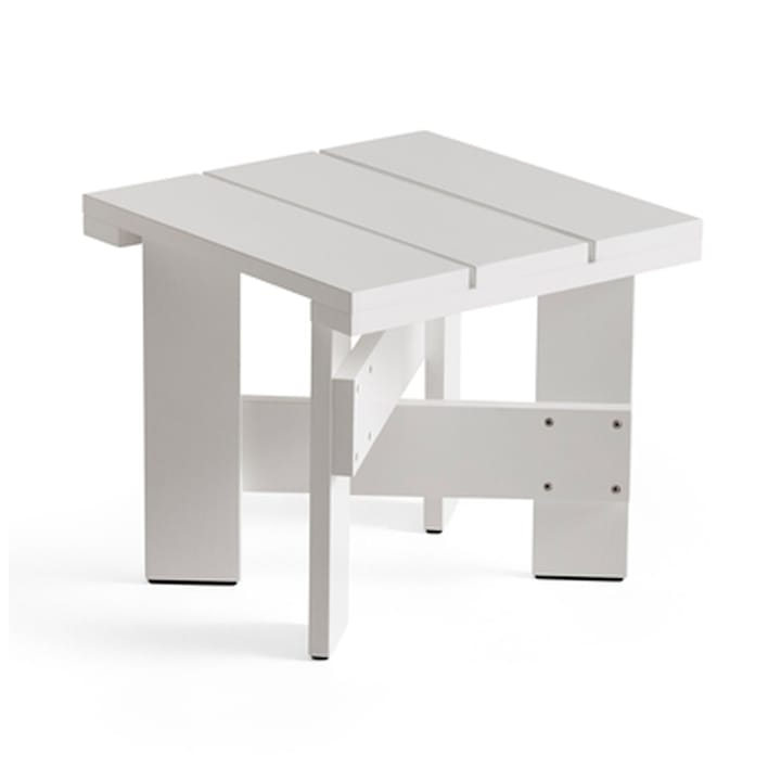 Crate Low Table 45x45x40 cm pin laqué - White - HAY
