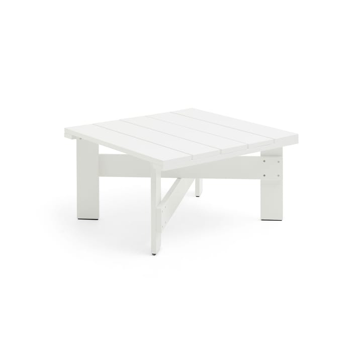 Crate Low Table 75,5x75,5 cm pin laqué - White - HAY