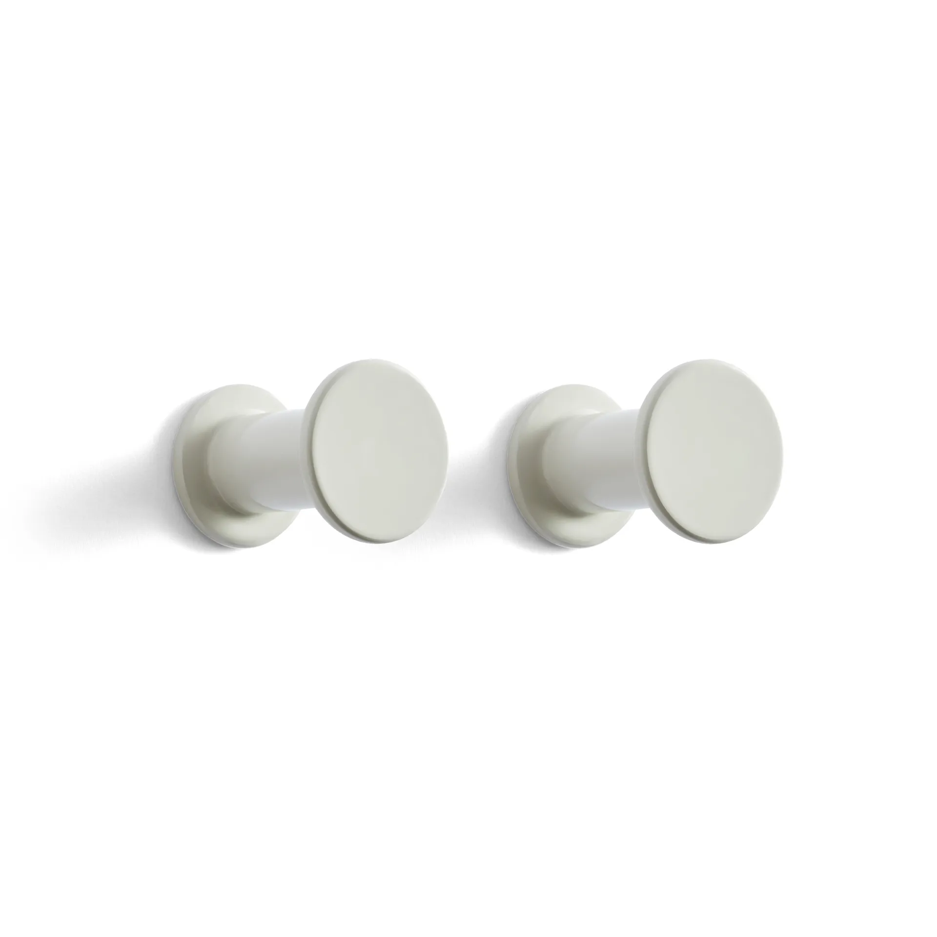 Crochets Bolt Ø2,8 cm, lot de 2, Light grey HAY