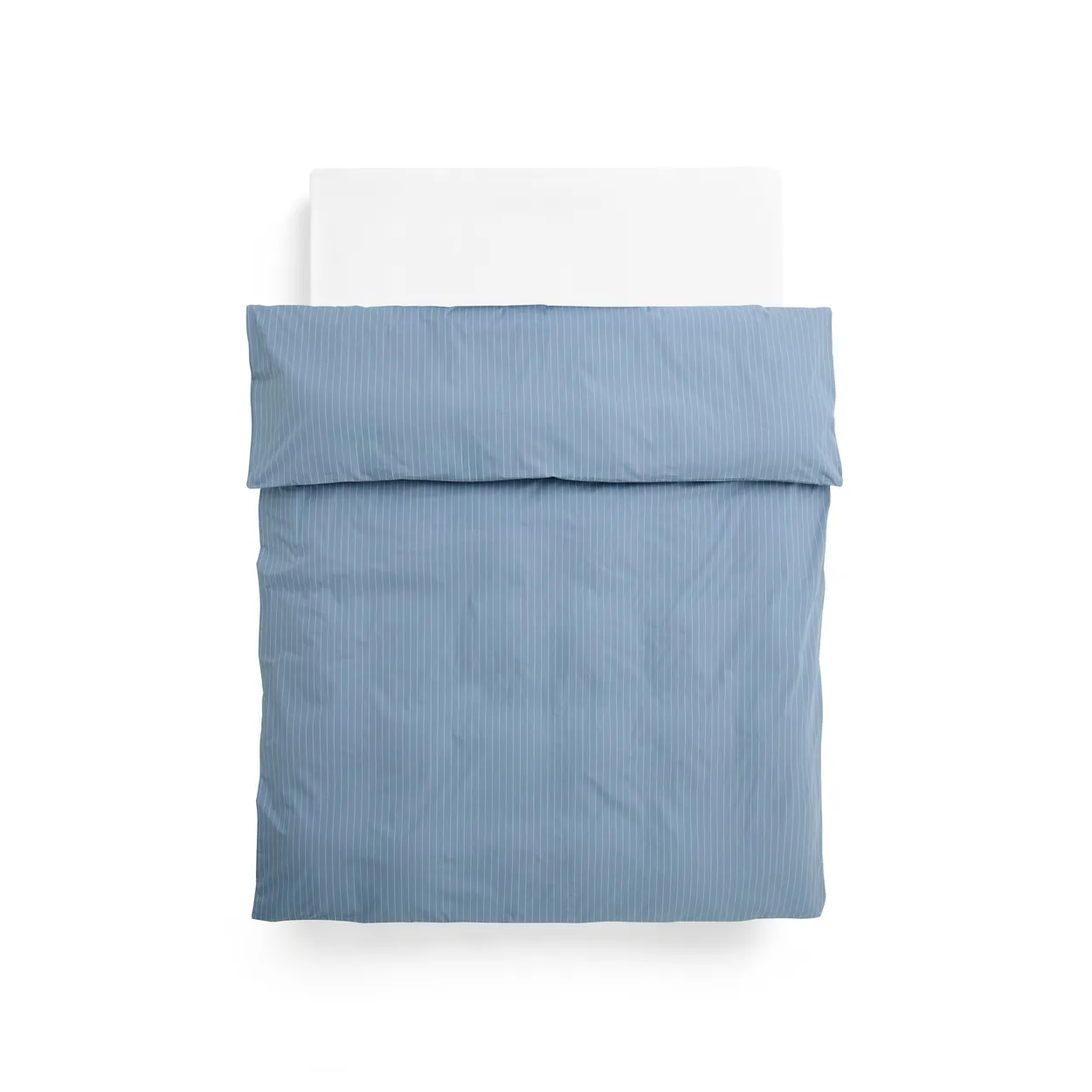 HAY Drap housse Fineline 220x240 cm Blue | Design Scandinave | Housses de couette | Bleu
