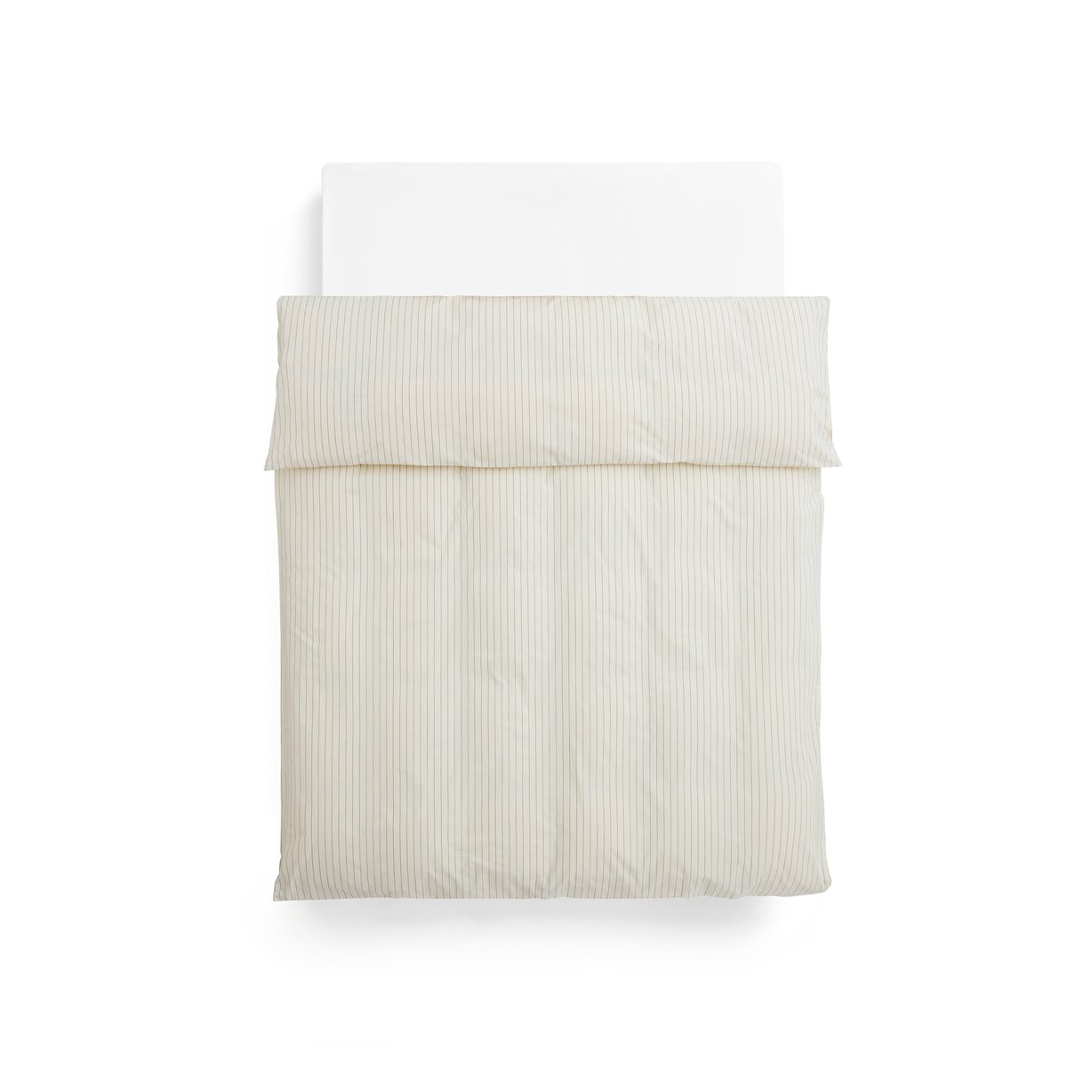 HAY Drap housse Fineline 220x240 cm Ivory | Design Scandinave | Housses de couette | Beige