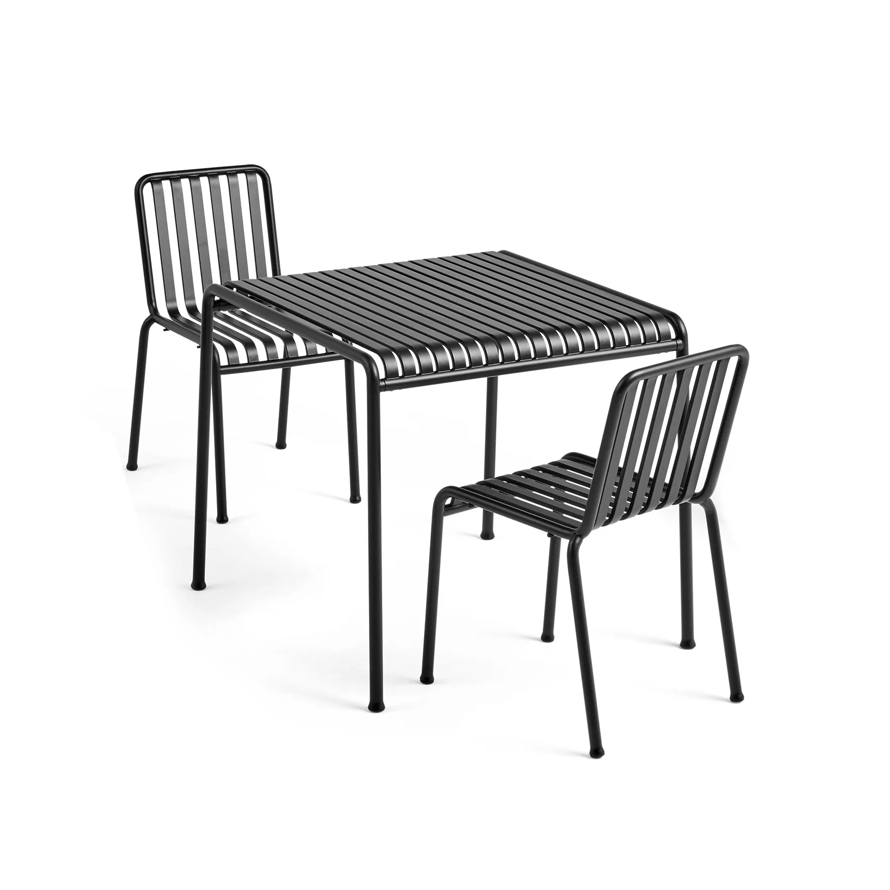 Ensemble de salle à manger Palissade 2 chaises 82,5x90 cm anthracite HAY