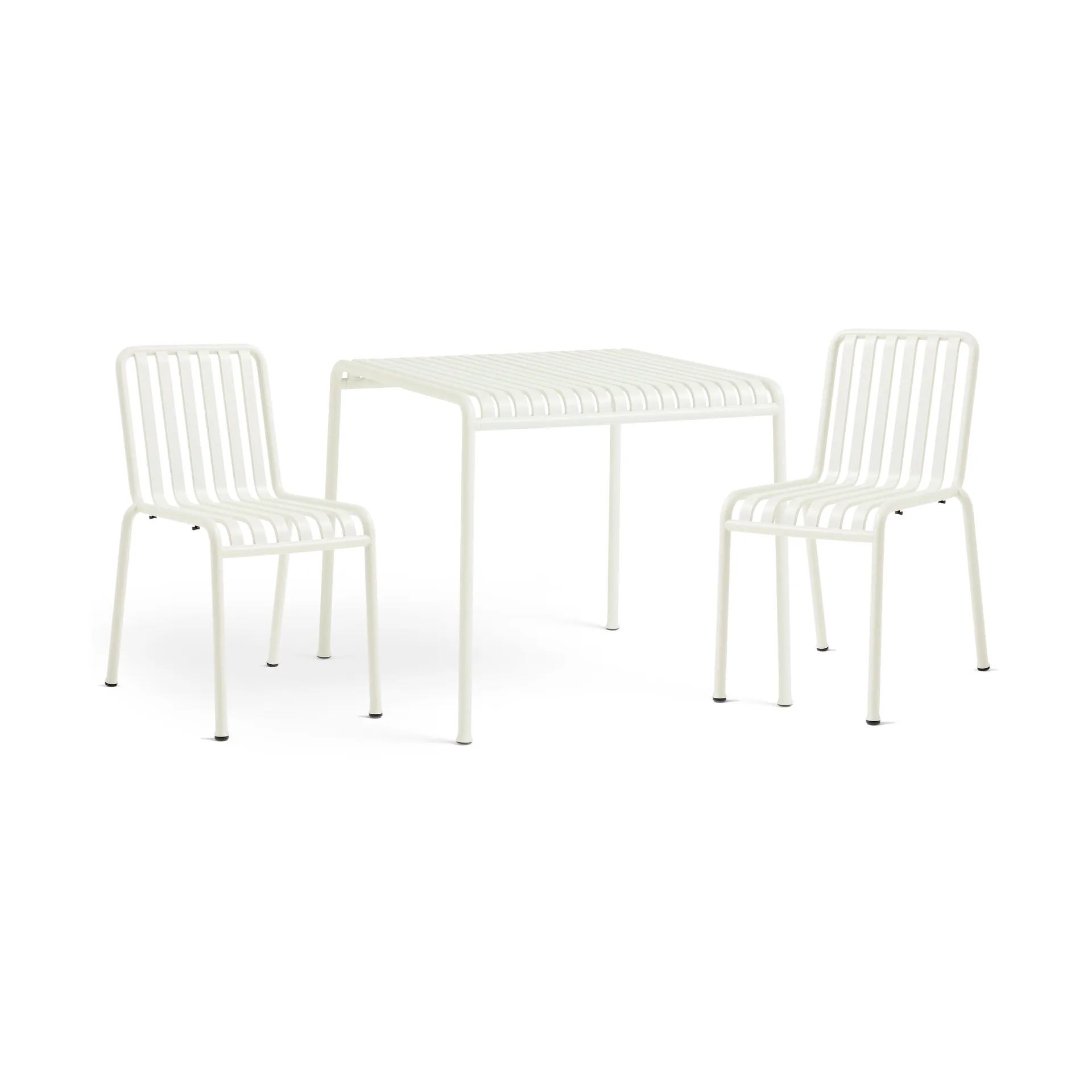 Ensemble de salle à manger Palissade 2 chaises 82,5x90 cm cream white,  HAY