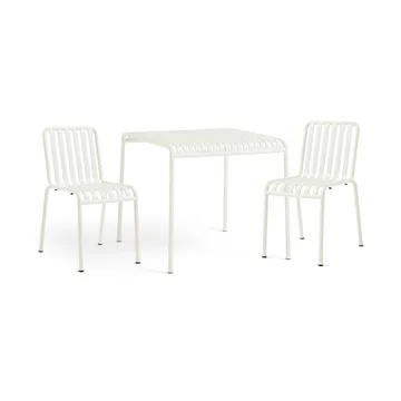 Ensemble de salle à manger Palissade 2 chaises 82,5x90 cm cream white - HAY