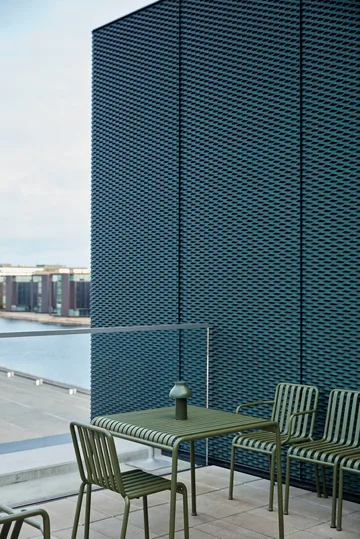 Ensemble de salle à manger Palissade 2 chaises 82,5x90 cm olive - HAY