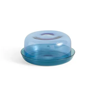Ensemble de service plat et bol 2-in-1 - Light blue-aqua - HAY