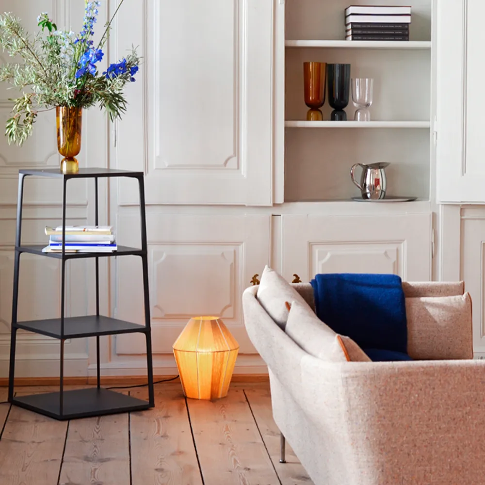 Étagère Eiffel Square 4 layer, Ink black HAY